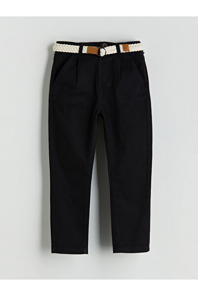 LC Waikiki Lcw Kids Boys' Gabardine Trousers and Belt