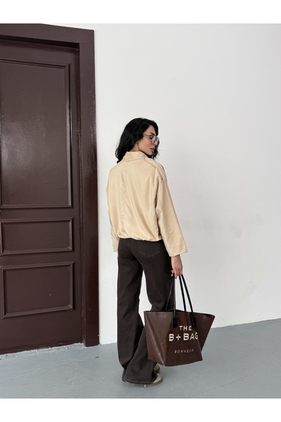 Azda Μπουφάν με φερμουάρ και γιακά