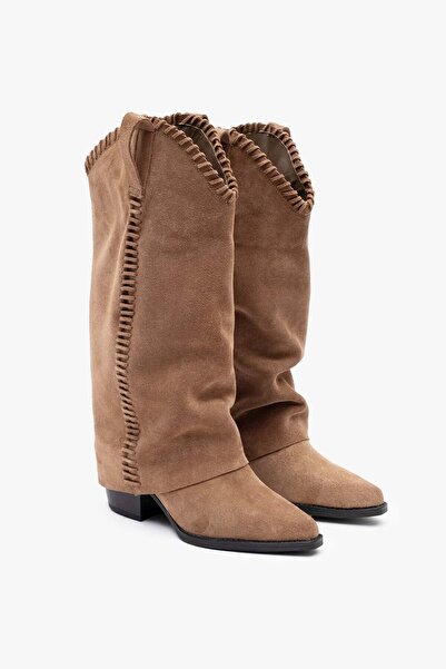 Louis Cardy Clara Sigaro Suede Leather Women's Boots