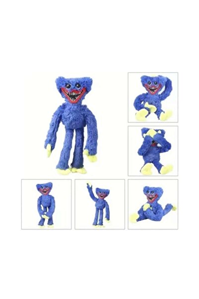 OEM Păpușă de pluș Huggy Wuggy, albastră, 35 cm