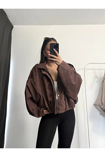 nona butik Zonia Muadil Ceket - Kahve