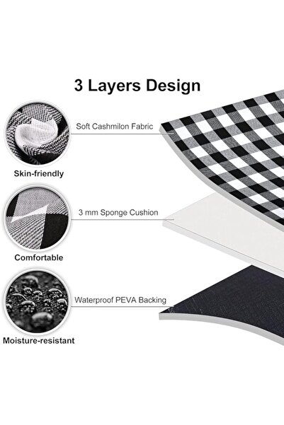 Generic Outdoor Camping Picnic Mat 2 x 3m, Blanket for Camping, Park, Beach, Grass (Black LB)