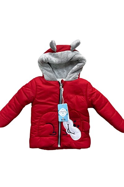 Güzelce Kids Toffy Bebek İçi Kürklü Su itici kumaş Kapüşonlu Şişme Mont