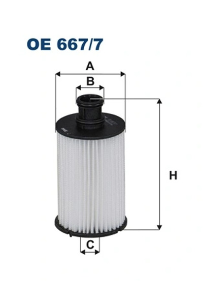 Filtron Oil Filter Jaguar F-Type/Xe/Xf 1 Land Rover Discovery 4/Range Rover 3...
