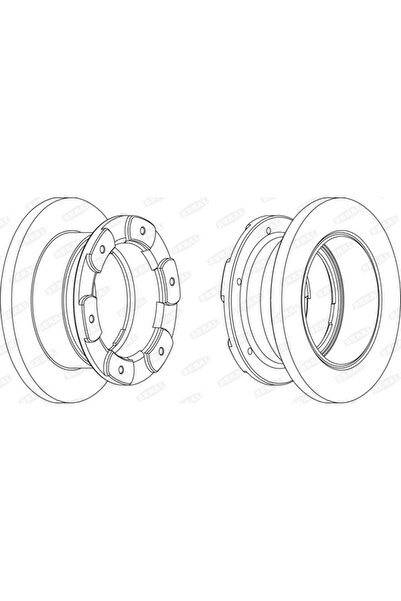 BERAL Disc Frana Iveco Daily 3 Caroserie/Daily 3 Platou / Sasiu