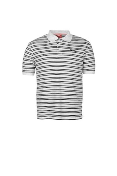 Slazenger polo shirt for men, striped, size L