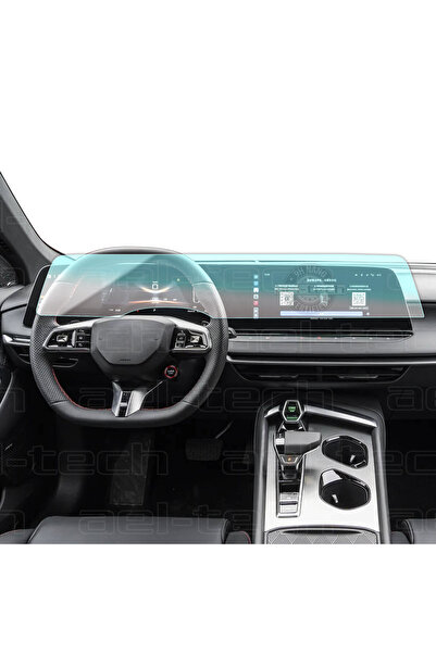 ael-tech واقي شاشة نانو 9H متوافق مع MG 7 للعرض الرقمي والملاحة 2025