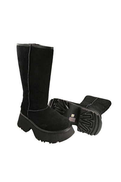 Anna Viotti Ghete sport, femei, ANNA VIOTTI, D113-8, negru, piele întoarsă 37