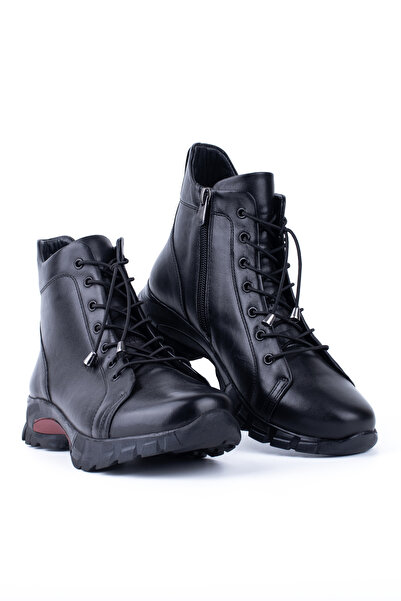 Philia Ayakkabı Hakiki Deri Ortopedik Tabanlı Kadın Bot - Şık ve Rahat