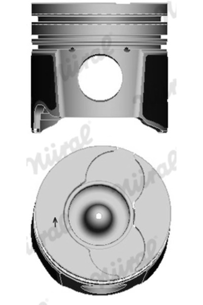 NÜRAL Piston Citroen Berlingo / Berlingo First Microbus/C4 1/C5 1 Fiat Ulysse