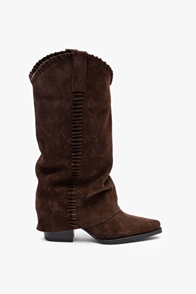 Louis Cardy Clara Brown Suede Leather Women's Boots