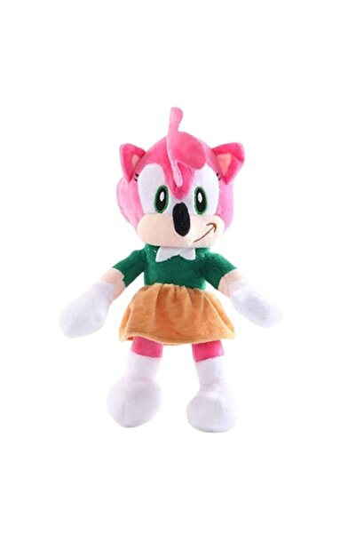 OEM Jucărie de pluș - Amy, personaj din Sonic Ariciul, 27 cm, roz/galben