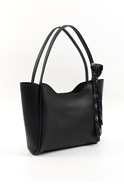 SHAKA Black/White/Blue Shk273 Faux Leather Hand, Arm and Shoulder 3-Piece Bag Set (Shk240-Shk17-Shk60)