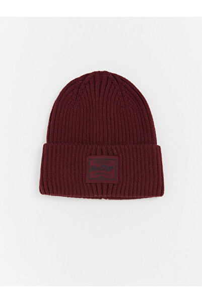 LC Waikiki New Season Label Embroidered Men's Knitwear Beanie