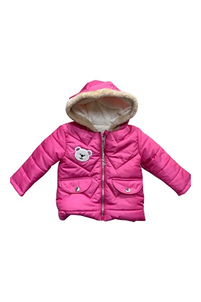 Güzelce Kids Toffy Bebek İçi Kürklü Su itici kumaş Kapüşonlu Şişme Mont