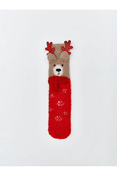 LC Waikiki New Year Themed Girls' Home Socks (W5)