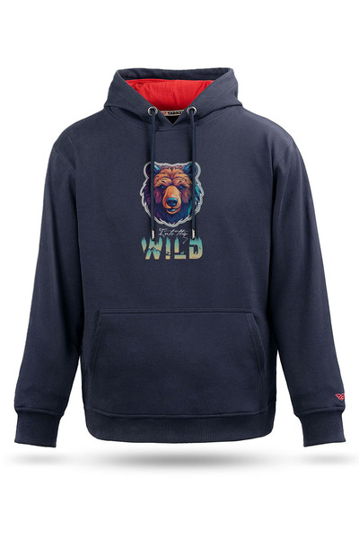 Tarrzzcom Hooded Sweatshirt Men Women Bear Colored Design Hooded Sweatshirt
