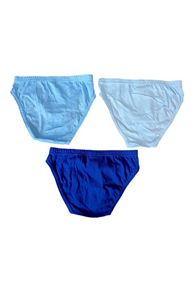 bluey Set of 3 pairs of boys' panties, blue, 100% cotton, Happy,