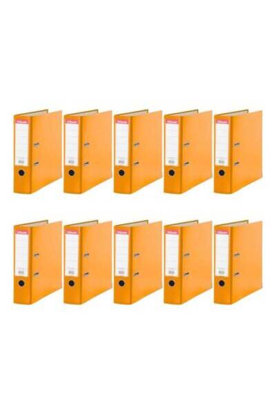 Esselte Eseelte Office Folder, 10 Pieces, Economical Wide, Orange