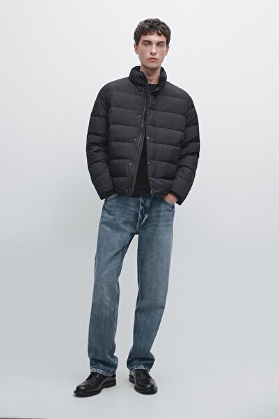 Massimo Dutti Kuş tüyü karışımlı su geçirmez şişme mont