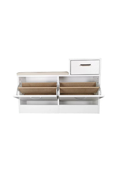 UnicSpot Pantofar bancheta Jana, alb, 94,5x31x56,5