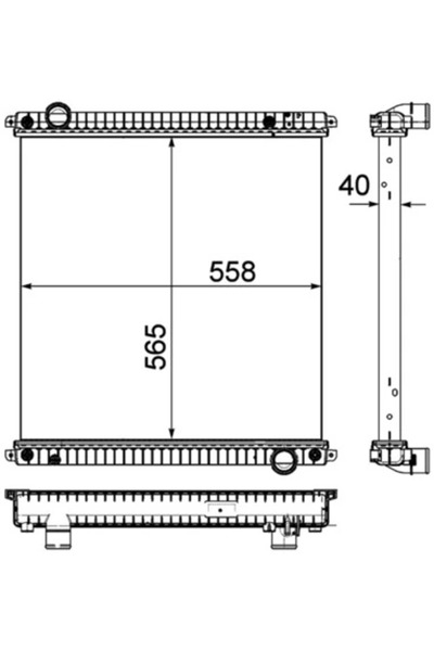 MAHLE Radiator Racire Motor Iveco Eurocargo 1-3/Eurocargo 4/Eurocargo 5