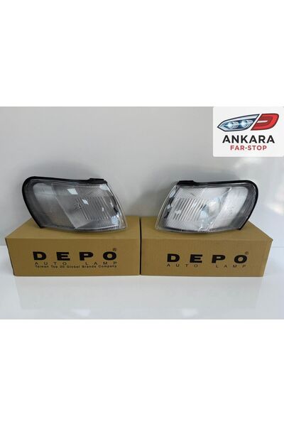 Depo TOYOTA COROLLA AE101 1996 - 1998 SİNYAL LAMBASI ÖN SAĞ - SOL TAKIM (DEPO...