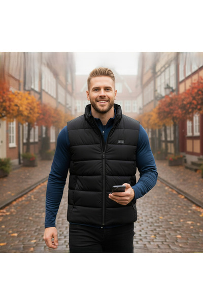 zola Vesta incalzita unisex slim fit, marimea L, 11 zone incalzire, 3 niveluri temperatura, USB
