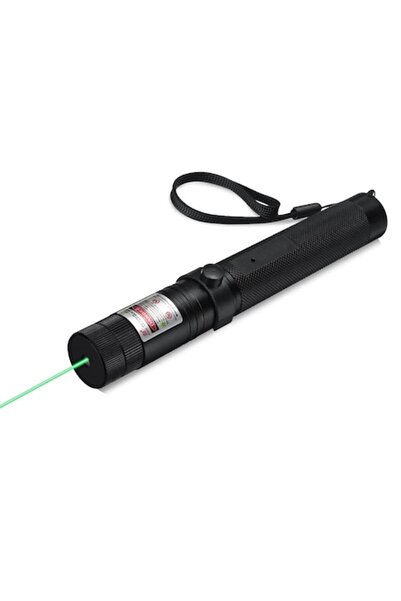 Dms Professional LED flashlight with laser pointer, black