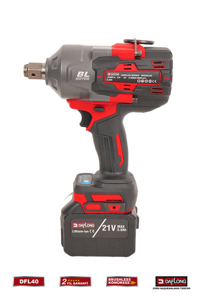 DAFLONG PRO 3/4 2500NM ŞARJLI DARBELİ SOMUN SÖKME MAKİNASI DFL-40