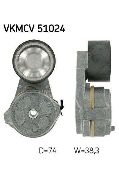 SKF Обтегач на ангренажен ремък Mercedes-Benz Axor