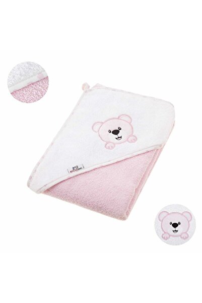 Bocioland Πετσέτα μπάνιου, Bocioland, με κουκούλα, 100% βαμβάκι, 80x80 cm, Αρ...