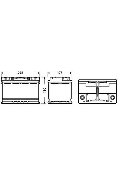 EXIDE Baterie de pornire JEEP RENEGADE SUV 2014-2025 EL700