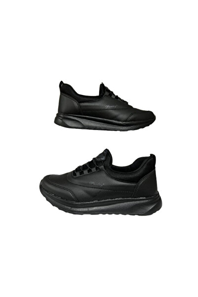 PARLEY PANTOFI SPORT NEGRI ELASTICI PENTRU PIELE