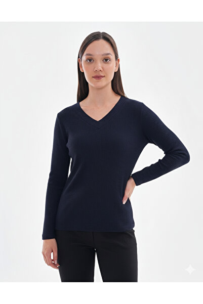 HOFY Plus Size V-Neck Blouse