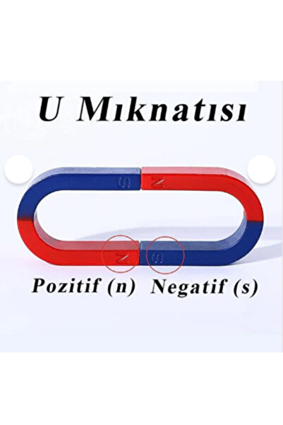 Glanart 2 adet U mıknatıs nal tipi mıknatıs