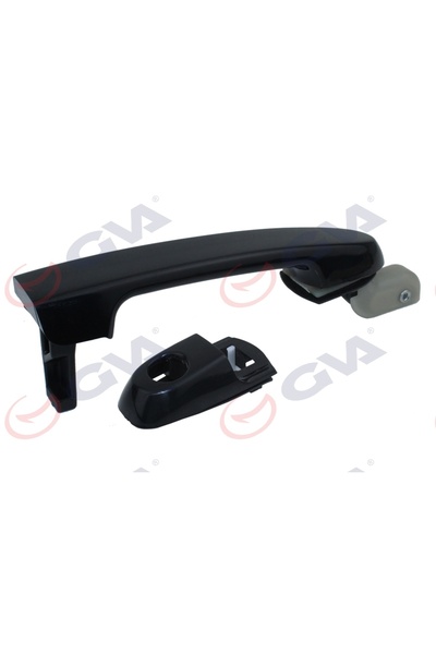 GVA EXTERIOR DOOR HANDLE FRONT LEFT BLACK LINED ACCENT ERA 06-10
