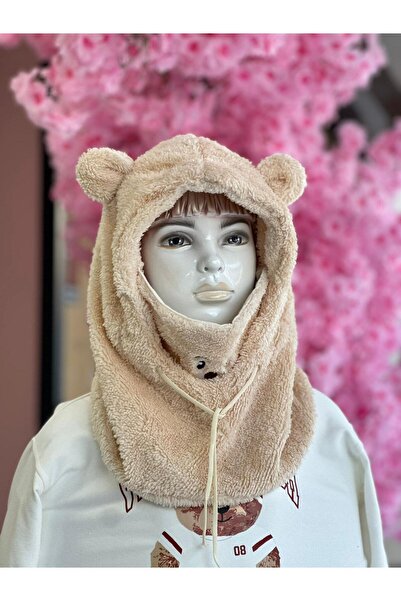 ÖZSEMODA Teddy Şapka ve Atkı