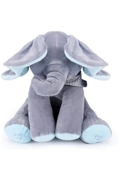 OEM Interactive Plush Elephant Peek-a-Boo - Talks, Sings & Flaps Ears