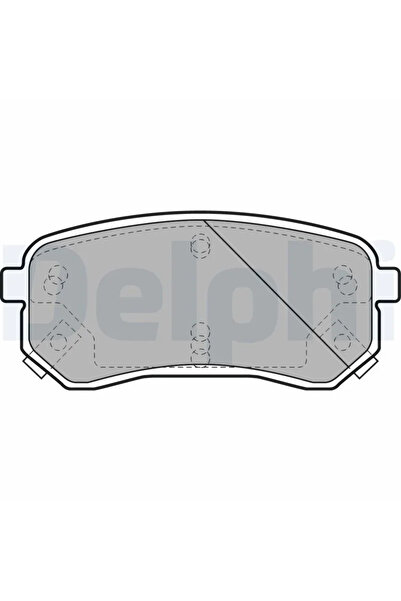 DELPHİ Комплект накладки дискови спирачки Hyundai I10 1 Kia Picanto 1/Picanto 2