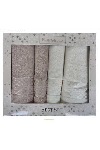 Özdilek Elissa Best Set Kupaonski Set Krema - Kamen