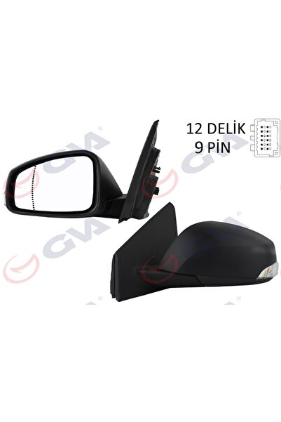 GVA DIŞ DİKİZ AYNASI SOL MEGANE-FLUENCE 08> ELEKTRİKLİ ISITMALI SİNYALLİ SENS...