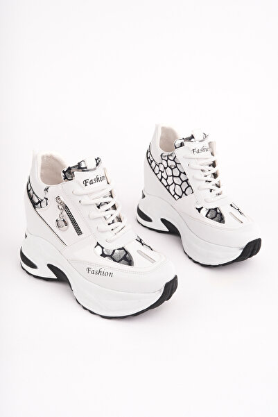 Madam Tarz Arthur Leopard Detail Hidden Heel Sports