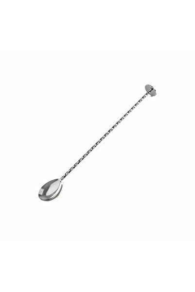 MG Stainless Steel Bar Spoon with Muddler, (11"/30 cm)