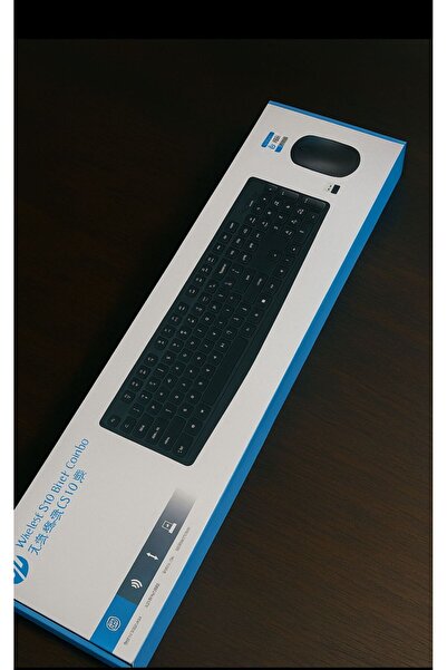 HP Wireless Keyboard and Mouse Combo - 2.4G Connectivity - Slim and Comfortable Design for Office Use (Black Combo)