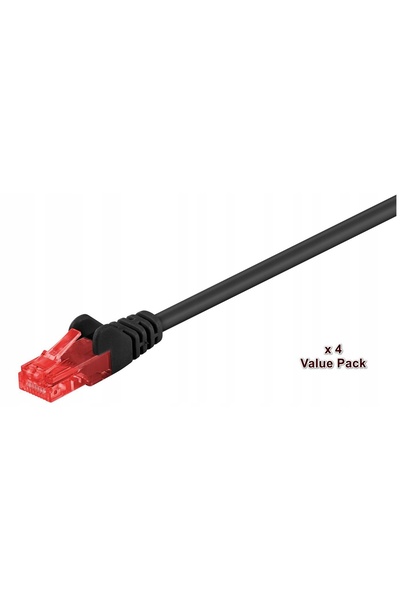 Other MicroConnect U/UTP CAT6 20M black 4 pcs