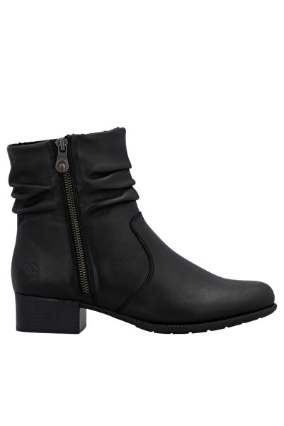 Rieker Casual boots, women, RIEKER, ANTISTRESS, 78656-00 black, genuine leather, with heel 41