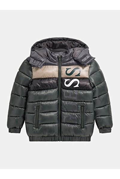 Guess Μπουφάν με κουκούλα για αγόρια