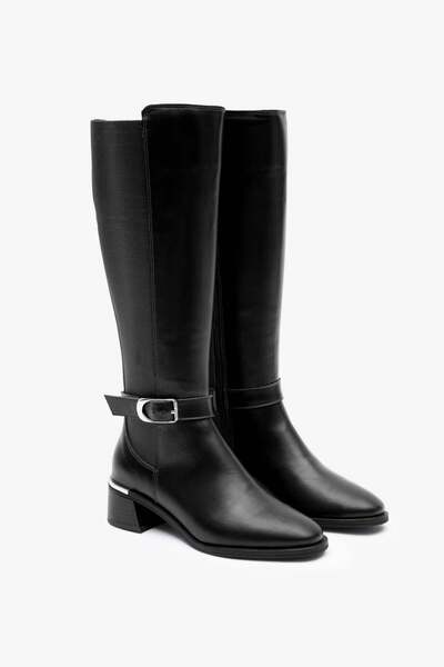 Louis Cardy Rixor Black Leather Women's Boots