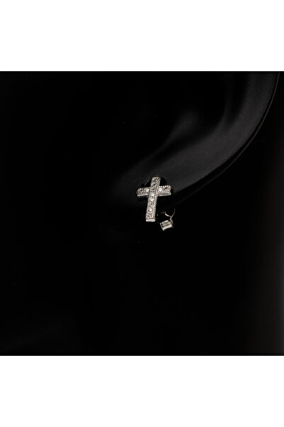 ElectraStore Cercei Argint Cruciuliță-ELC543 - 543
